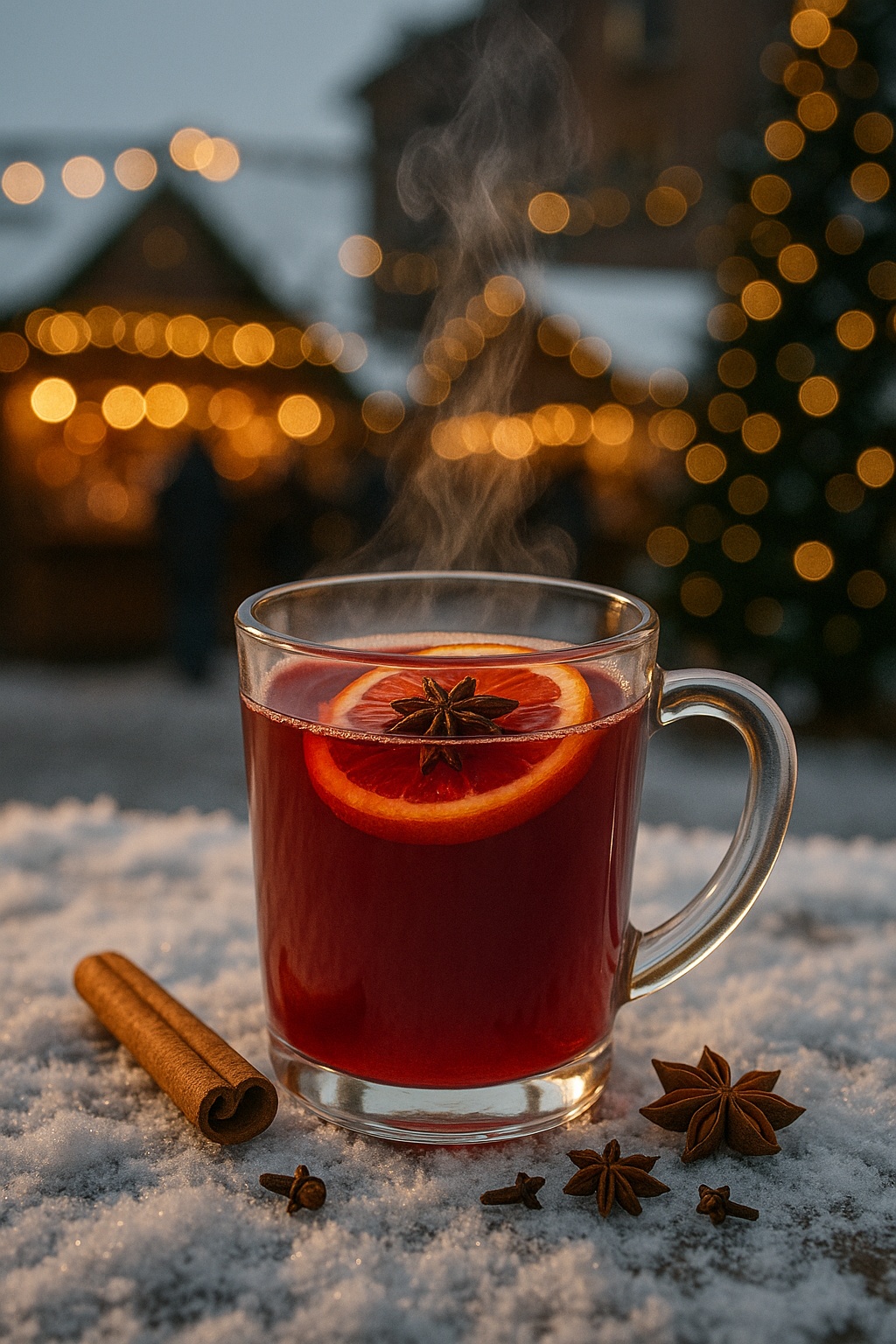 Winter Punsch mit Blutorangensaft