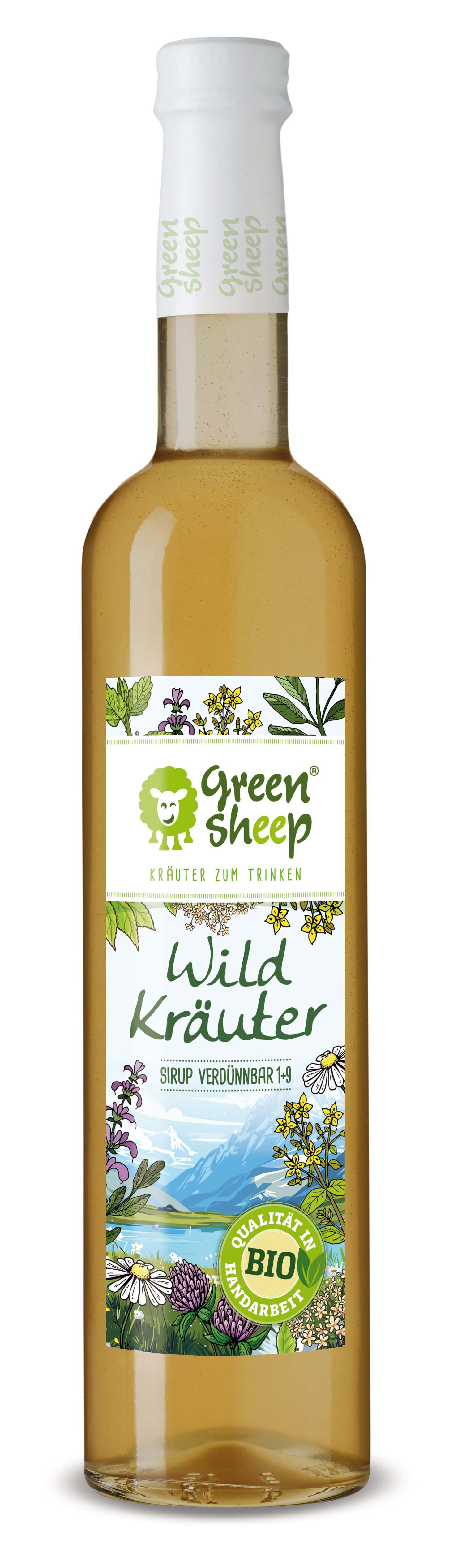Wildkräuter Sirup